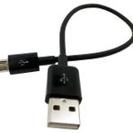 Alfais 4568 15 cm Micro USB Kısa Data Şarj Kablosu