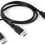 Alfais 4574 Micro Usb 3.0 Hdd 1.5 m Hard Disk Bağlantı Veri Ara Y Kablosu