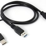 Alfais 4574 Micro Usb 3.0 Hdd 1.5 m Hard Disk Bağlantı Veri Ara Y Kablosu