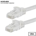 Alfais 4604 Cat5 Cat5e Ethernet Patch 1.5 m İnternet Modem Adsl Kablosu