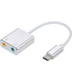 Alfais 4755 7.1 Type C USB 3.5 Mikrofon Kulaklık Girişli Harici Ses Kartı