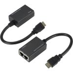 Alfais 4757 HDMI RJ45 1080P Cat5E 6 Extender Uzatıcı Uzatma Aparatı Adaptör