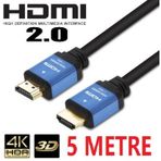 Alfais 4763 HDMI 2.0 LCD 5 mt 4K Görüntü Kablosu