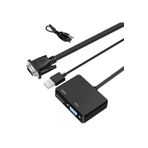 Alfais 4772 VGA To VGA + HDMI + 3.5 mm Çevirici Adaptör