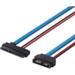 Alfais 4791 Slim Sata 7+6 To 7+15 Pin Sata DVD Çevirici Dönüştürücü Adaptör Kablosu