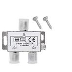 Alfais 4818 2 li Uydu Çanak Splitter Kablo TV Rg6 Anten Çoklayıcı Dağıtıcı