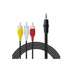 Alfais 4824 3.5 mm Stereo To 3 Rca Dişi Tos Çevirici Dönüştürücü Ses Kablosu