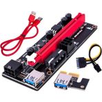 Alfais 4842 PCI-E Express 1X To 16X USB 3.0 009S Riser Yükseltici Uzatma Kartı 008s