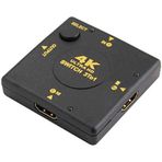 Alfais 4860 4K Ultra HD Destekli HDMI Çoklayıcı Switch 3 Port Çoğaltıcı