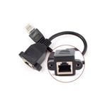 Alfais 4932 RJ45 Cat5 Cat6 Dişi Erkek Çevirici Koruyucu Adaptör