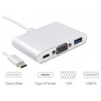 Alfais 4961 USB 3.1 Type C to Vga USB 3.0 Çevirici Dönüştürücü Adaptör Kablosu