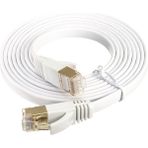 Alfais 4964 Cat7 Ethernet RJ45 600MHZ 10GBPS Modem Internet Kablosu 15 Metre Dayanıklı Tasarım