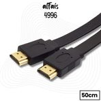 Alfais 4996 4K Full HD 60 HZ 2.0 Yassı Flat Slim 0.5 mt Uyumlu HDMI Kablo