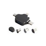 Alfais 5003 Lightning iPhone Type-C Micro USB 3in1 USB 3.0 Dişi Mouse Flash Otg Çevirici Adaptör