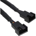Alfais 5025 Fan Çoklayıcı Y PWM 4 Pin Splitter Çoklayıcı Switch Kablosu