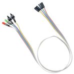 Alfais 5064 Switch On/Off Anakart Led Işıklı Power ve Reset Açma Kapama Butonu Kablosu