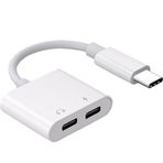 Alfais 5067 Type C To Kulaklık Hızlı Şarj Giriş Çevirici Çoklayıcı Çoğaltıcı Splitter Adaptör