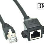 Alfais 5079 RJ45 3 mt Panel Tipi Cat6 Montaj Kablosu