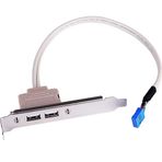 Alfais 5081 Anakart 9 Pin Pci Kasa İçi Usb 2 Port Kablosu Hub Çoklaycı