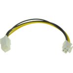 Alfais 5116 4 Pin ATX CPU Power Supply Dişi Erkek 12 v Uzatma Güç Kablosu