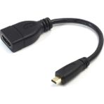 Alfais 5139 Micro HDMI Çevirici Dönüştürücü 15 cm Adaptör Kablosu