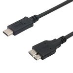 Alfais 5242 2 m USB Type C To Micro USB 3.0 Taşınabilir HDD Hard Disk Kablosu