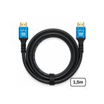 Alfais 6060 8k Ultra Hd 2.1V 48GBPS HDMI Kablo 1.5 Metre Altın Kaplama LED Tv
