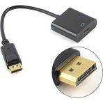 Alfais AL-4556 Displayport To HDMI Dönüştürücü Adaptor Esnek Yapı ile Yüksek Hız Destekli