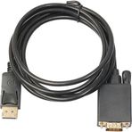 Alfais AL-4643 Displayport to VGA Çevirici Monitör Projeksiyon Kablosu