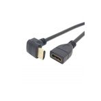 Alfais AL-4667 Dişi - Erkek Uzatma 90 Derece 1 m HDMI Dirsek Kablosu