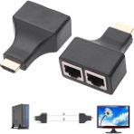 Alfais Al-4845 HDMI RJ45 Cat5 6 Uzatıcı Uzatma Aparatı