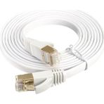 Alfais Cat7 Ethernet RJ45 Modem İnternet Kablosu 1 Metre 10Gbps 600Mhz Dayanıklı Tasarım