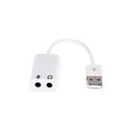 Alfais Usb Ses Kartı Çevirici 7+1 Dönüştürücü Laptop Harici Ses Kartı