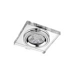 ALFALED Kristal Kare Cam Spot Sıva Altı 12x50 Spot Lamba