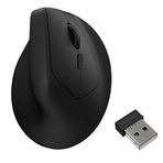 Alfalink Kablosuz+Bluetooth Şarjlı Ergonomik Dikey Mouse Dual Mode Vertical
