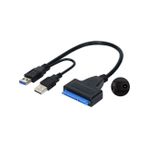 Alfalink Usb 3.0-2.5 3.5 İnç Sata Ssd Hdd Hard Disk Çevirici Dönüştürücü Adaptör Kablosu