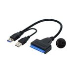 Alfalink Usb 3.0-2.5 3.5 İnç Sata Ssd Hdd Hard Disk Çevirici Dönüştürücü Adaptör Kablosu
