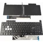 Alfamaks Asus Tuf Dash F15 FX517ZR-HN013A4 Klavye Rgb Aydınlatmalı Tuş Takımı - 0 - Siyah