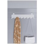 alfams by fmsa Metal Beyaz Amerikan Kapı Arkası Askılık Mutfak Banyo Oda Kapı Arkası Askılık