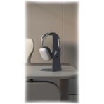 Alfams by Fmsa Metal Masaüstü Kulaklık Standı | Minimal Modern Tasarım | Dayanıklı Metal Kulaklık Askısı Antrasit
