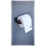 ALFAMS Modern Metal Tuvalet Kağıtlık – Çelik Duvar Tipi WC Peçete Askısı, Modern Minimal Banyo Aksesuarı - Siyah