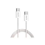 ALFAS Type-C Şarj Kablosu 1m PD 60W 3A 1Gbps Hızlı Şarj & Data Transfer Usb-c Iphone Android Örgülü Kablo