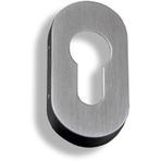 Algatec Paslanmaz Rozet - Oval - Yale Tip