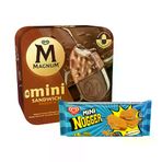 Algida Mini Nogger & Magnum Mini Sandwich İkilisi Algida Mini Nogger & Magnum Mini Sandwich İkilisi 2 Adet
