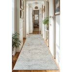 ALgorand Home Margo Fildişi Geometrik Tozumaz Salon Koridor Balkon Teras Bahçe Oturma Odası Halısı AL0751a