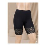 ali altun iç giyim Pamuklu Jakarlı Dantel Paçalı Kadın İç Şort - Abaya ve Elbise Altı Kısa Tayt - 3531