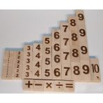Ali Wooden Sihirli Matematik Blokları - Natural