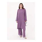 ALİA Aerobin Basic Tunik&Pantolon Büyük Beden İkili Takım - Mor -