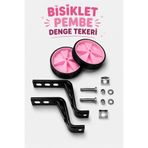 Alıç Bisiklet Pembe Denge Tekeri Seti Kız Çocuk Bisikleti İçin Yardımcı Denge Tekeri Sessiz Dayanıklı Kolay Montaj