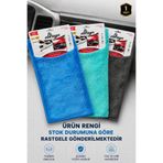 Alıç Ebrayn Mikrofiber Kadife Temizlik Bezi 40x40 cm Ultra Emici Araç İçi Torpido Cam Oto Detay Temizlik Bezi 1 Adet